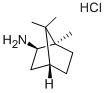 (4α)-1β,7,7-トリメチル-2α-アミノビシクロ[2.2.1]ヘプタン・塩酸塩 化学構造式