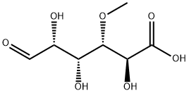 4-O-メチルグルクロン酸 化学構造式