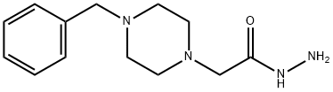 1-Piperazineaceticacid, 4-(phenylmethyl)-, hydrazide Struktur