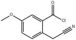 m-Anisoyl chloride, 6-(cyanomethyl)- (8CI)|