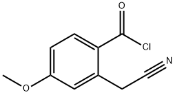 p-Anisoyl chloride, 2-(cyanomethyl)- (8CI) 结构式