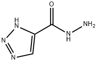 1H-1,2,3-三唑-5-甲酰肼 结构式