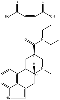 Lysergic acid diethylamide maleate Structure