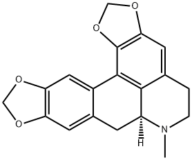 [7S,(+)]-6,7,7a,8-Tetrahydro-7-methyl-5H-bis[1,3]benzodioxolo[6,5,4-de:5',6'-g]quinoline Struktur