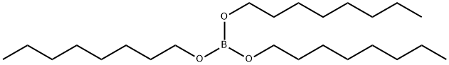 ほう酸 トリ-n-オクチル 化学構造式