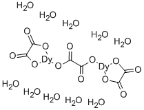草酸镝(III)十水化合物,24670-07-3,结构式