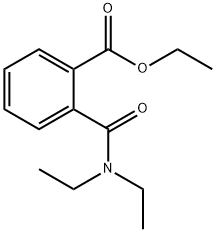 N,N-DIETHYL-PHTHALAMIC ACID ETHYL ESTER Struktur