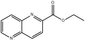 1,5-Naphthyridine-2-carboxylic acid, ethyl ester Structure