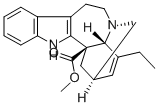 Methyl-(2α,5β,6α)-3,4-didehydroibogamin-18β-carboxylat
