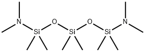 1,5 BIS(DIMETHYLAMINO)HEXAMETHYLTRISILOXANE 化学構造式