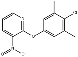 2-(4-CHLORO-3,5-DIMETHYLPHENOXY)-3-NITROPYRIDINE Structure