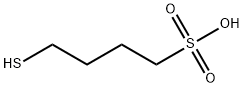 4-メルカプト-1-ブタンスルホン酸 化学構造式