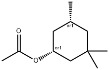 酢酸 cis-3,3,5-トリメチルシクロヘキシル 化学構造式