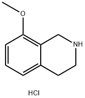 8-甲氧基四氢异喹啉, 24693-40-1, 结构式