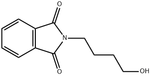 2-(4-ヒドロキシブチル)-1H-イソインドール-1,3(2H)-ジオン 化学構造式