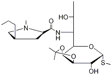 3,4-O-IsopropylidenelincoMycin, 24699-08-9, 结构式