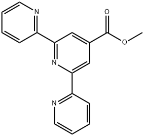 2,2':6',2''-テルピリジン-4'-カルボン酸メチル 化学構造式