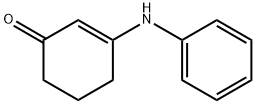 3-アニリノシクロヘキサ-2-エン-1オン 化学構造式