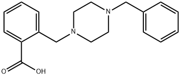 2-(4-Benzylpiperazin-1-ylmethyl)benzoic acid Structure