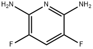 2,6-ジアミノ-3,5-ジフルオロピリジン 化学構造式