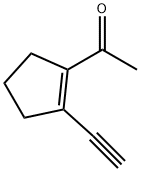 Ethanone,1-(2-ethynyl-1-cyclopenten-1-yl)- Struktur