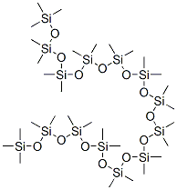 TRIACONTAMETHYLTETRADECASILOXANE 化学構造式