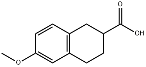 6-METHOXY-1,2,3,4-TETRAHYDRO-NAPHTHALENE-2-CARBOXYLIC ACID Structure