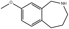 8-METHOXY-2,3,4,5-TETRAHYDRO-1H-BENZO[C]AZEPINE Structure