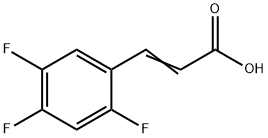 2,4,5-三氟苯丙烯酸, 247170-17-8, 结构式