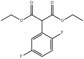 DIETHYL 2,5-DIFLUOROPHENYLMALONATE Structure