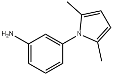 3-(2,5-ジメチル-1H-ピロール-1-イル)アニリン 化学構造式