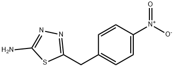 5-(4-NITRO-BENZYL)-[1,3,4]THIADIAZOL-2-YLAMINE 化学構造式