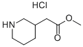 Methyl 2-(piperidin-3-yl)acetate hydrochloride Struktur