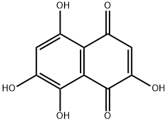 2,5,7,8-Tetrahydroxy-1,4-naphthoquinone 结构式