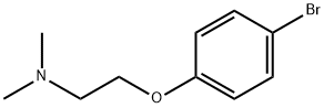 2-(4-ブロモフェノキシ)-N,N-ジメチルエタンアミン 化学構造式