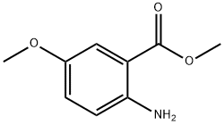 2-氨基-5-甲氧基苯甲酸甲酯, 2475-80-1, 结构式