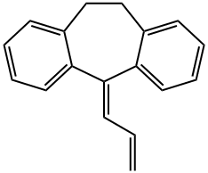 5-ALLYLIDENE-10,11-DIHYDRO-5H-DIBENZO[A,D]CYCLOHEPTENE Structure