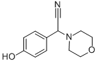 2-(4-HYDROXYPHENYL)-2-MORPHOLINOACETONITRILE Structure