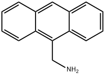 アントラセン-9-メタンアミン 化学構造式