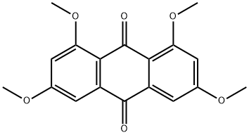 1,3,6,8-Tetramethoxy-9,10-dihydroanthracene-9,10-dione 结构式
