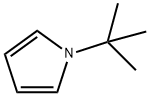 1-tert-ブチル-1H-ピロール 化学構造式