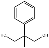 2-メチル-2-フェニルプロパン-1,3-ジオール 化学構造式