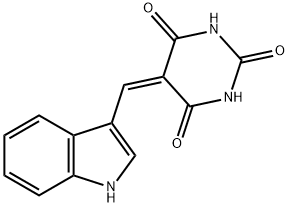 5-[(1H-indol-3-yl)methylidene]-
2,4,6(1H,3H,5H)-pyrimidinetrione Structure