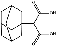 1-ADAMANTYLMALONIC ACID 化学構造式