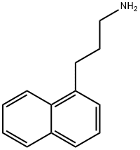3-(1-ナフチル)-1-プロパンアミン 化学構造式