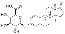 エストロン3-グルクロニド 化学構造式