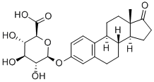 1,3,5(10)-ESTRATRIEN-3-OL-17-ONE 3(O->1BETA)-D-GLYCOPYRANOSIDURONIC ACID Structure