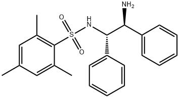 (1S,2S)-N-(2,4,6-トリメチルフェニルスルホニル)-1,2-ジフェニル-1,2-エタンジアミン 化学構造式