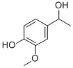 4-羟基-3-甲氧基-Α-甲基苯甲醇, 2480-86-6, 结构式