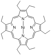 2,3,7,8,12,13,17,18-オクタエチル-21H,23H-ポルフィンニッケル(II) 化学構造式